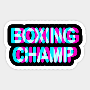 BOXING SHIRT - T SHIRT FOR BOXERS - SPARRING TSHIRT Sticker